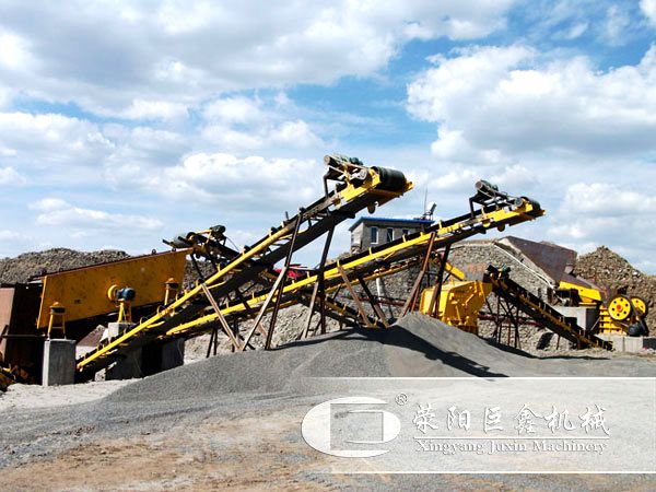 陕西宁陕300-400吨大理石石料生产线