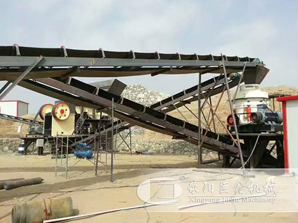 时产200吨玄武岩砂石料生产线